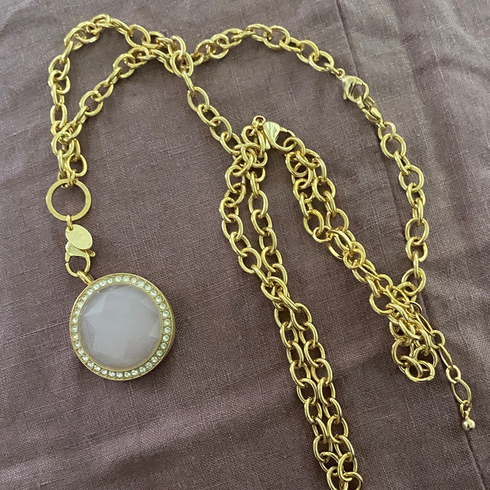 Origami Owl Gold Necklace with